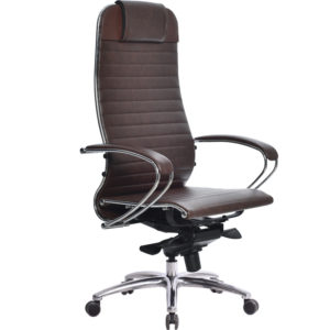 компьютерное кресло для руководителя цвет коричневый